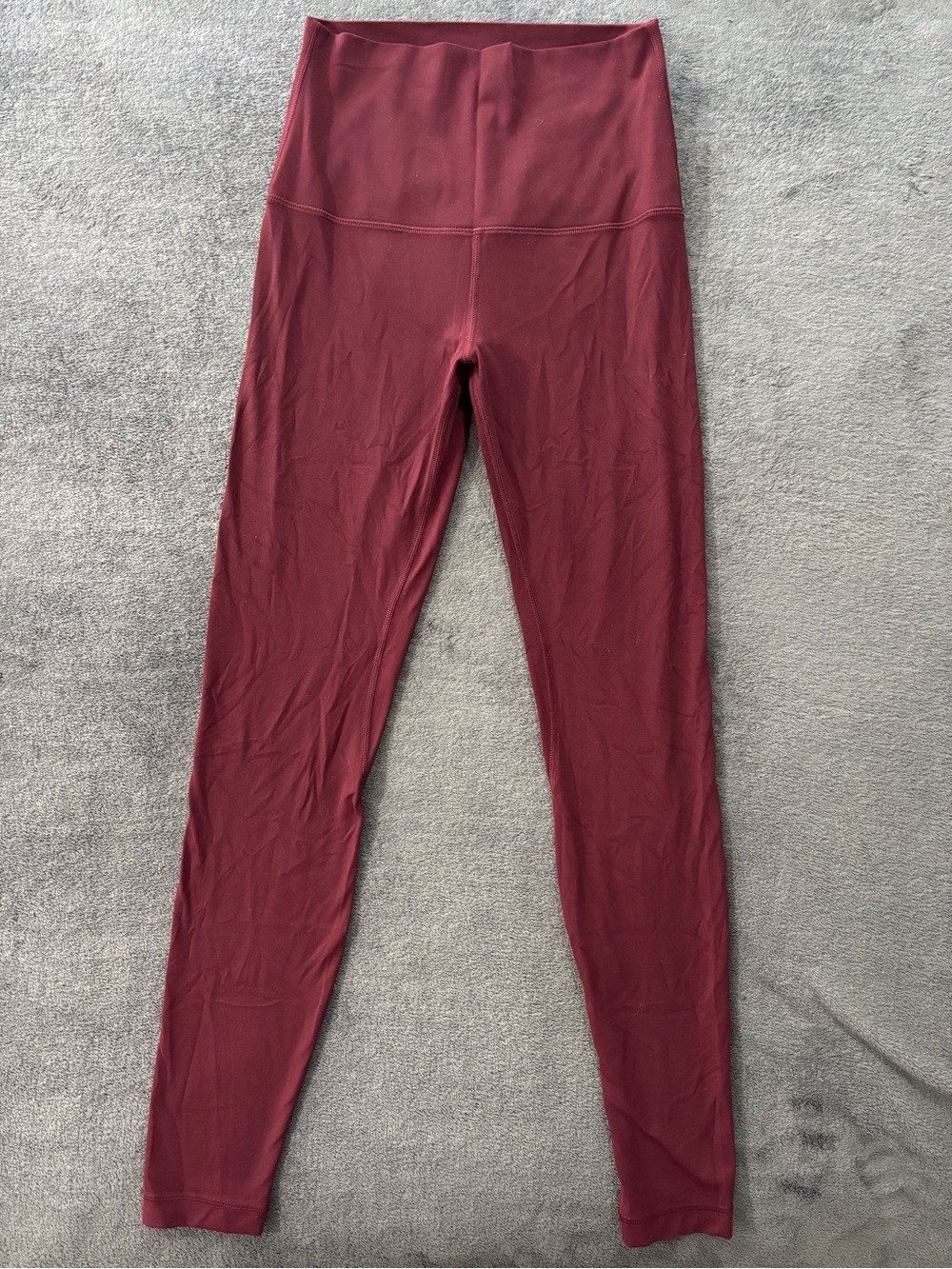 Lululemon Align Leggings Women's Size 6 High Rise Burgundy 28" Stretch Yoga
